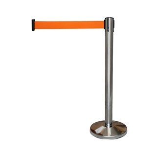 Silver Pole with Red Belt