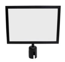 A4 Horizontal Black Info Board Cap