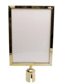 A3 Vertical Gold Info Board Cap