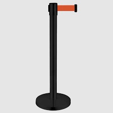 Black Pole with orange Belt