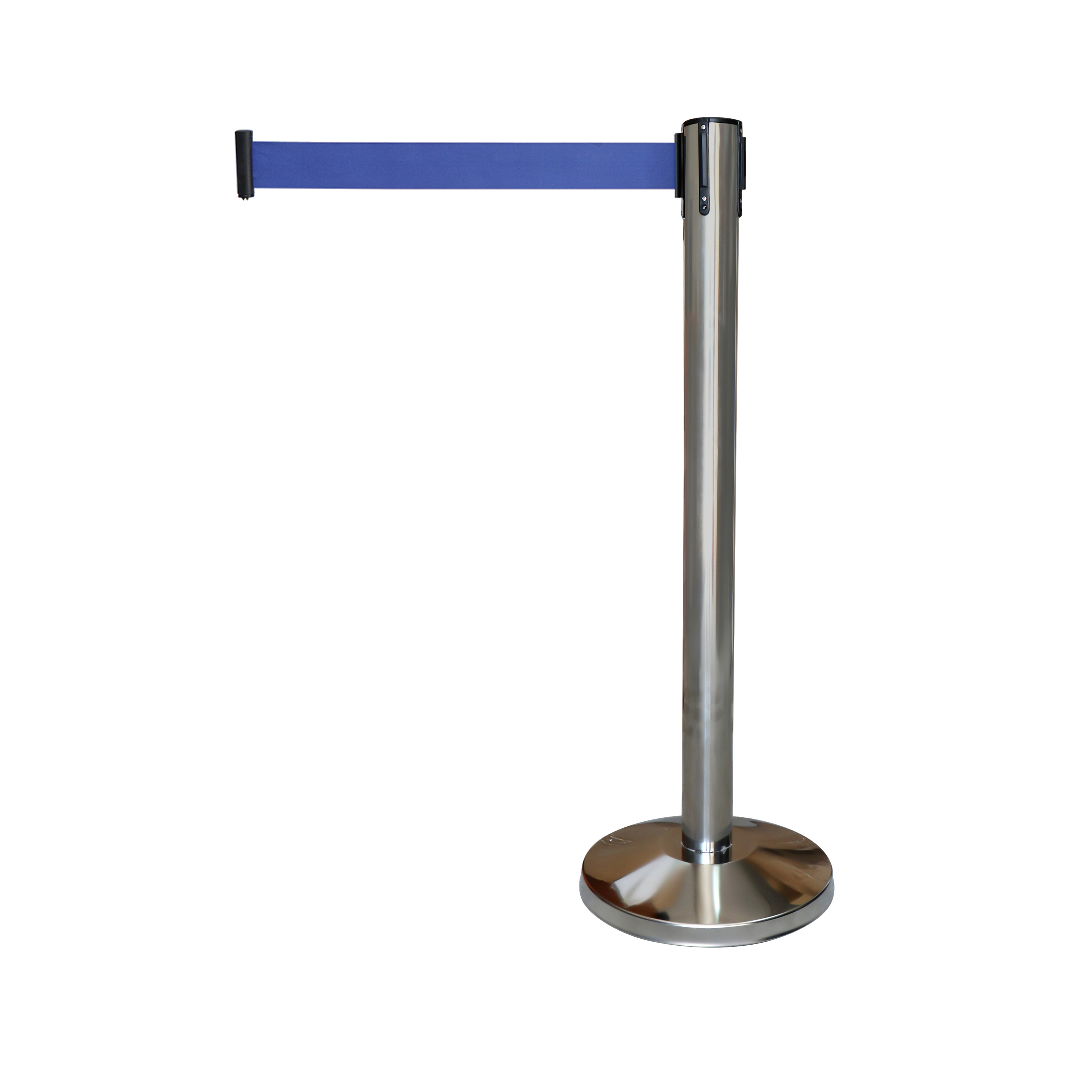 Silver Pole with Royal Blue Belt