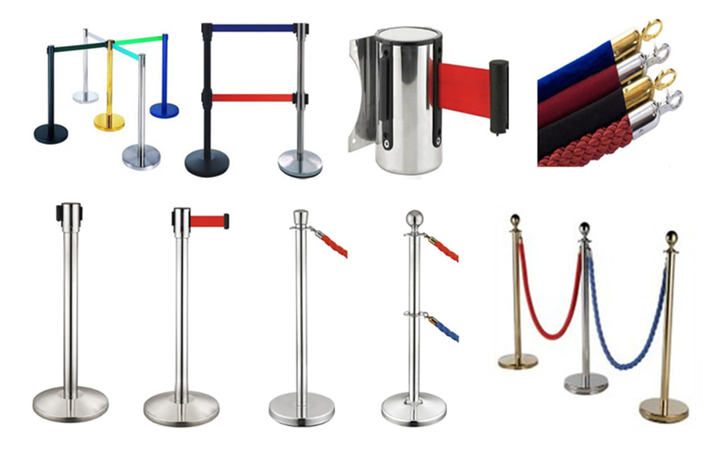 Queue Stanchions and Flag Poles